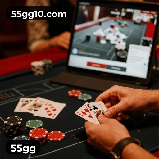 Comparação APP mobile vs versão web da 55gg